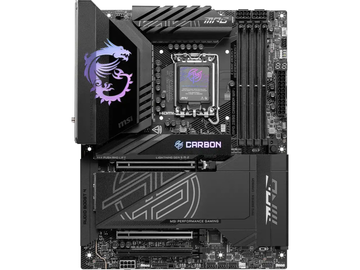 CPU Motherboard Combo - Intel BX80768270K Bundle with MSI MPG Z890 CARBON WIFI