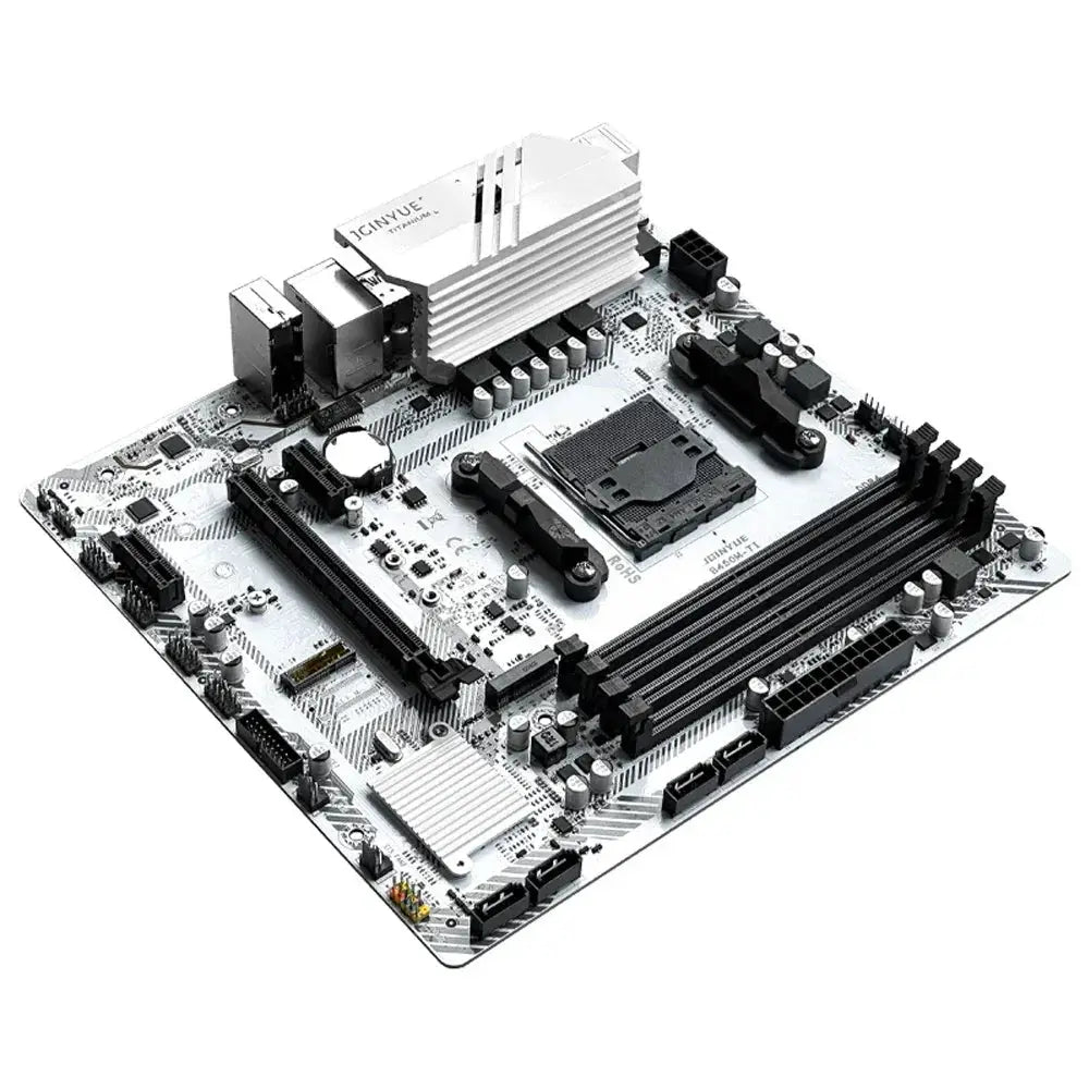 JGINYUE B450M Motherboard AMD Ryzen 5 5500 DDR4 64GB RAM