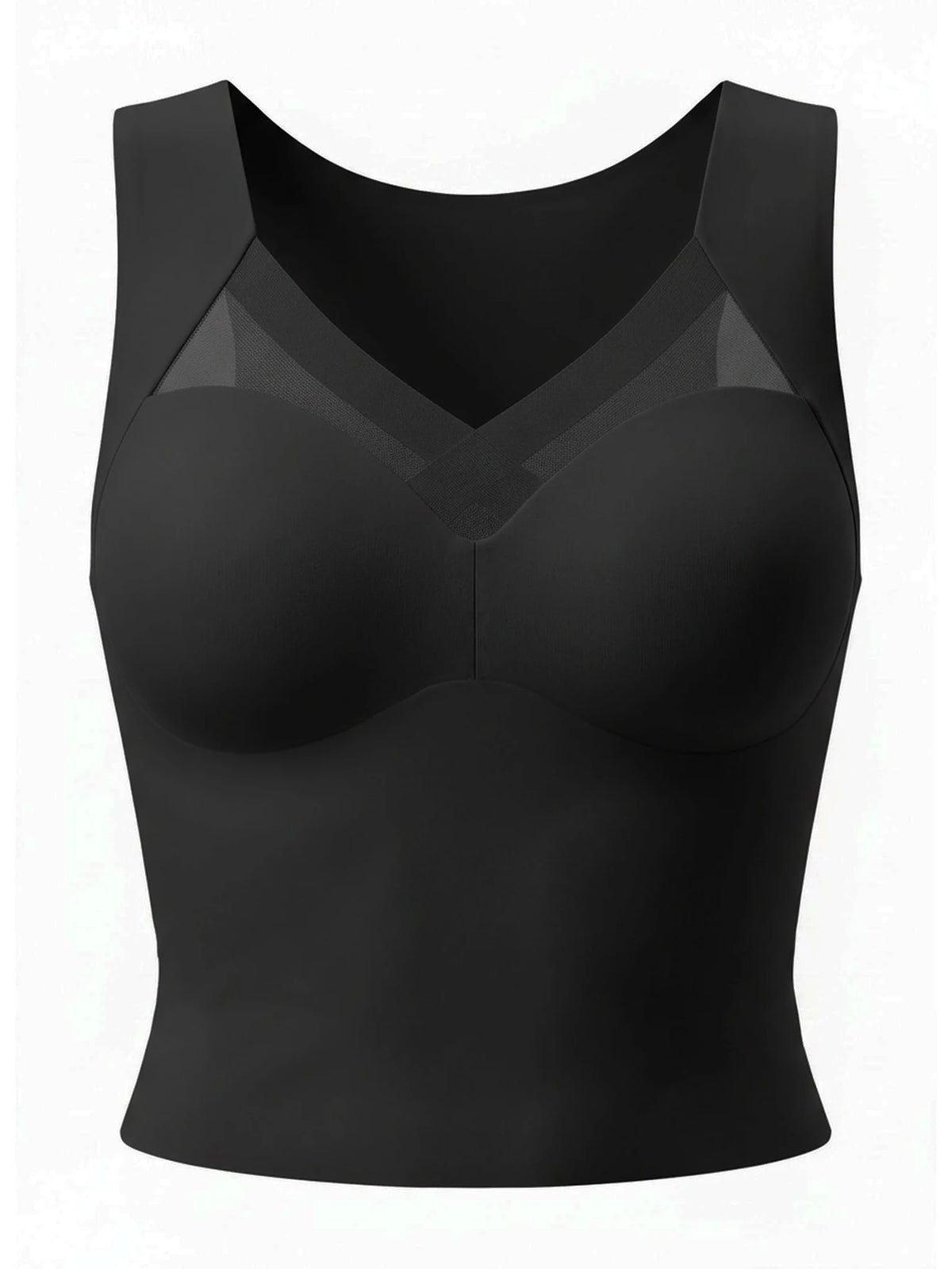 Mesh Wireless Seamless Bra