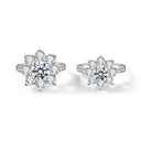 Gold Plated Sunflower Moissanite Ring