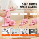 Ergonomic Button Maker Machine