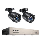 ZOSI Outdoor Surveillance Kit Crystal Clear Day/Night Vision