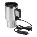 12V USB Car Electric Kettle Stainless Steel 450ml Portable Water Cup On The Go