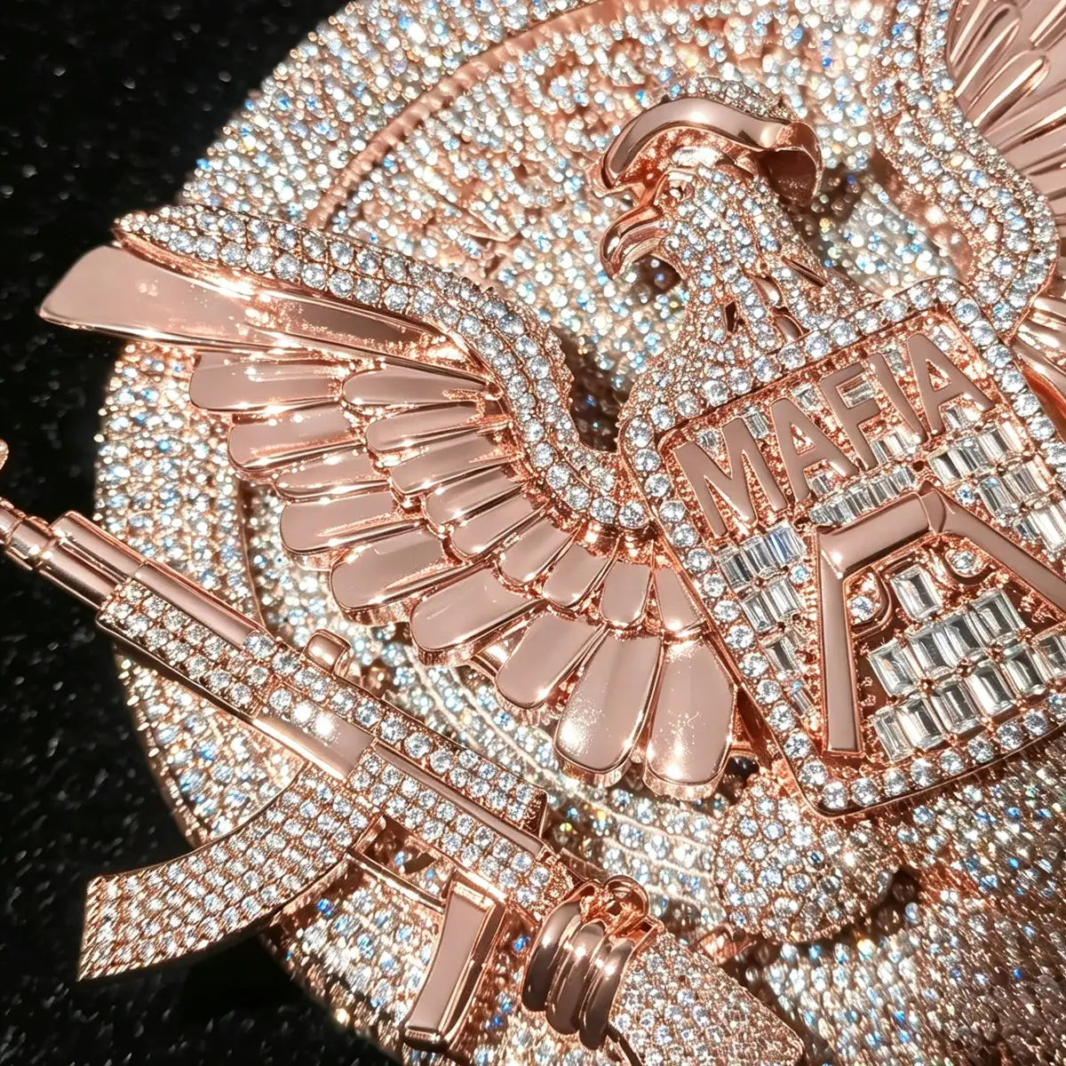 Gold Plated Cz Eagle Pendant — product image 5