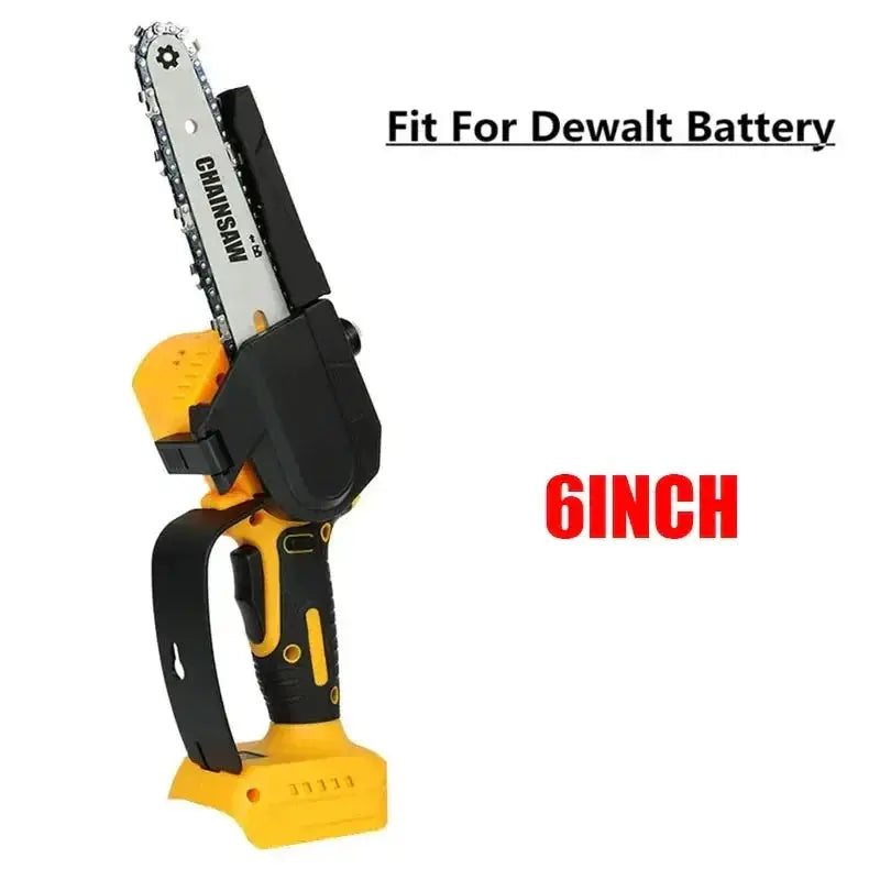 Cordless Brushless Chainsaw 18V and 20V Battery Powered