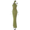 Elegant Evening Gown for Halter Neck