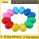 12Pcs Egg Shakers Musical Instruments for Kids Learning Set