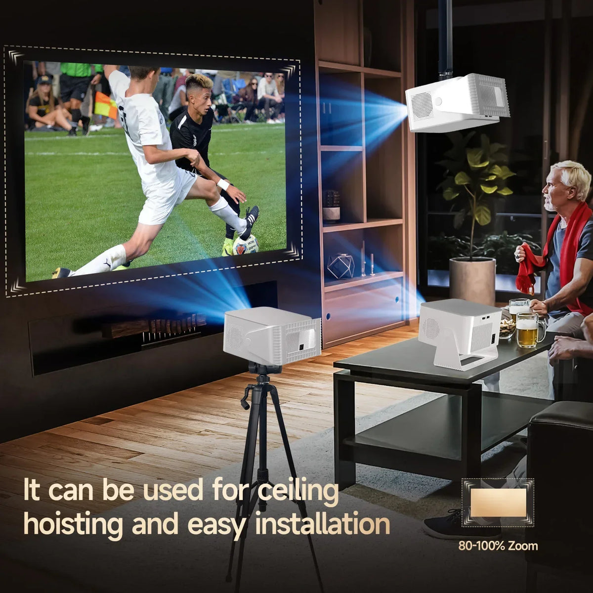 Magcubic Android Projector Auto Focus Projector Support Native — product view 3
