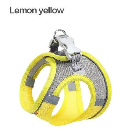 Kimpets Reflective Dog Harness for Walks – Ice Peach / M 4-7kg product view 9