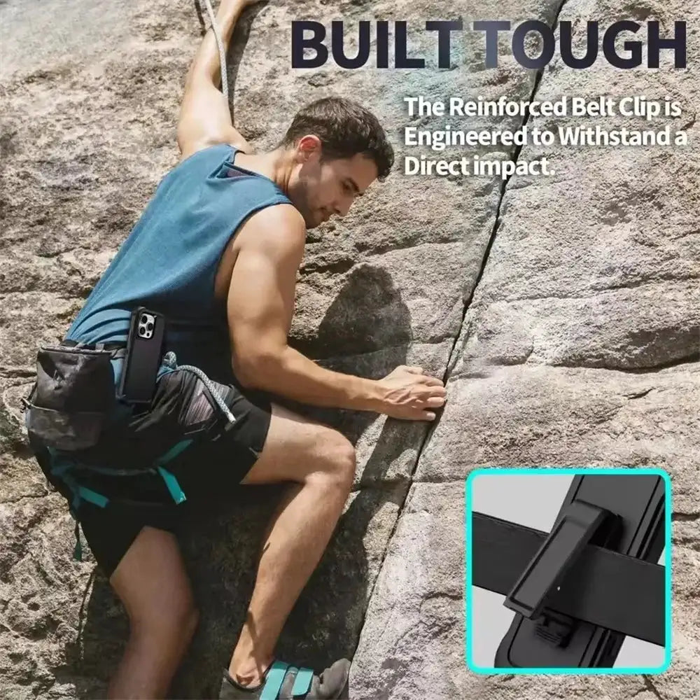 3in1 Defend Phone Case For iPhone 16 18 17 16E 15 14 Plus 13 12 Pro Max Mini Original Heavy Duty Shockproof Hybrid Armor Cover
