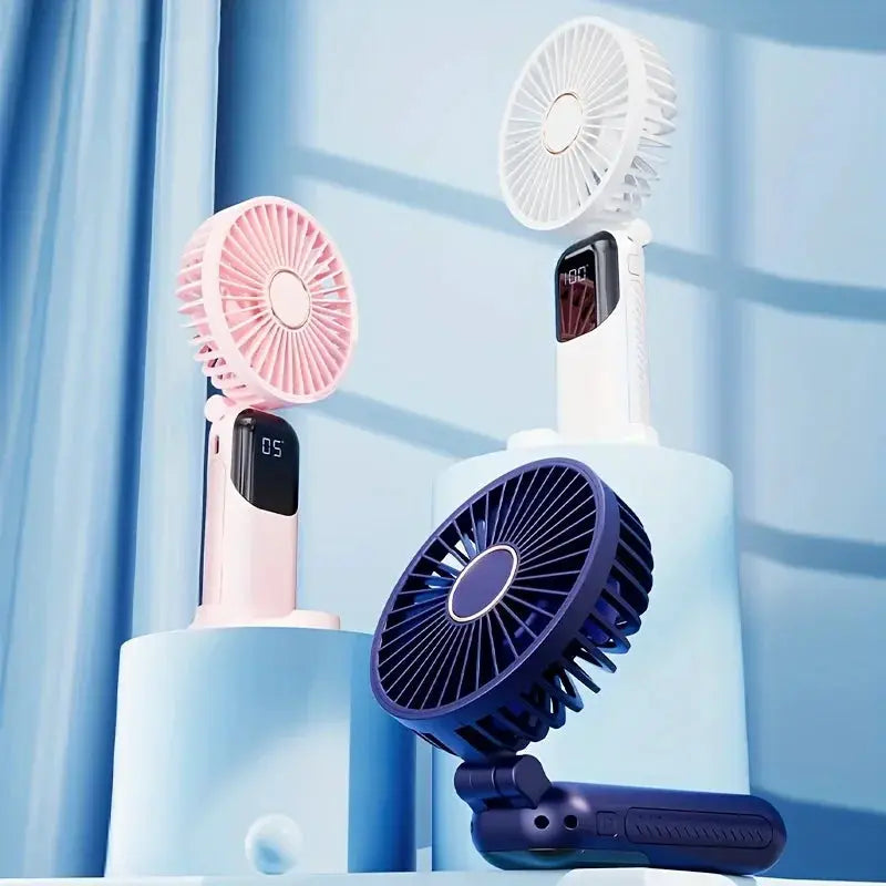 F01 Portable Battery Operated Fan With 5 Speed Settings - OurLum.com