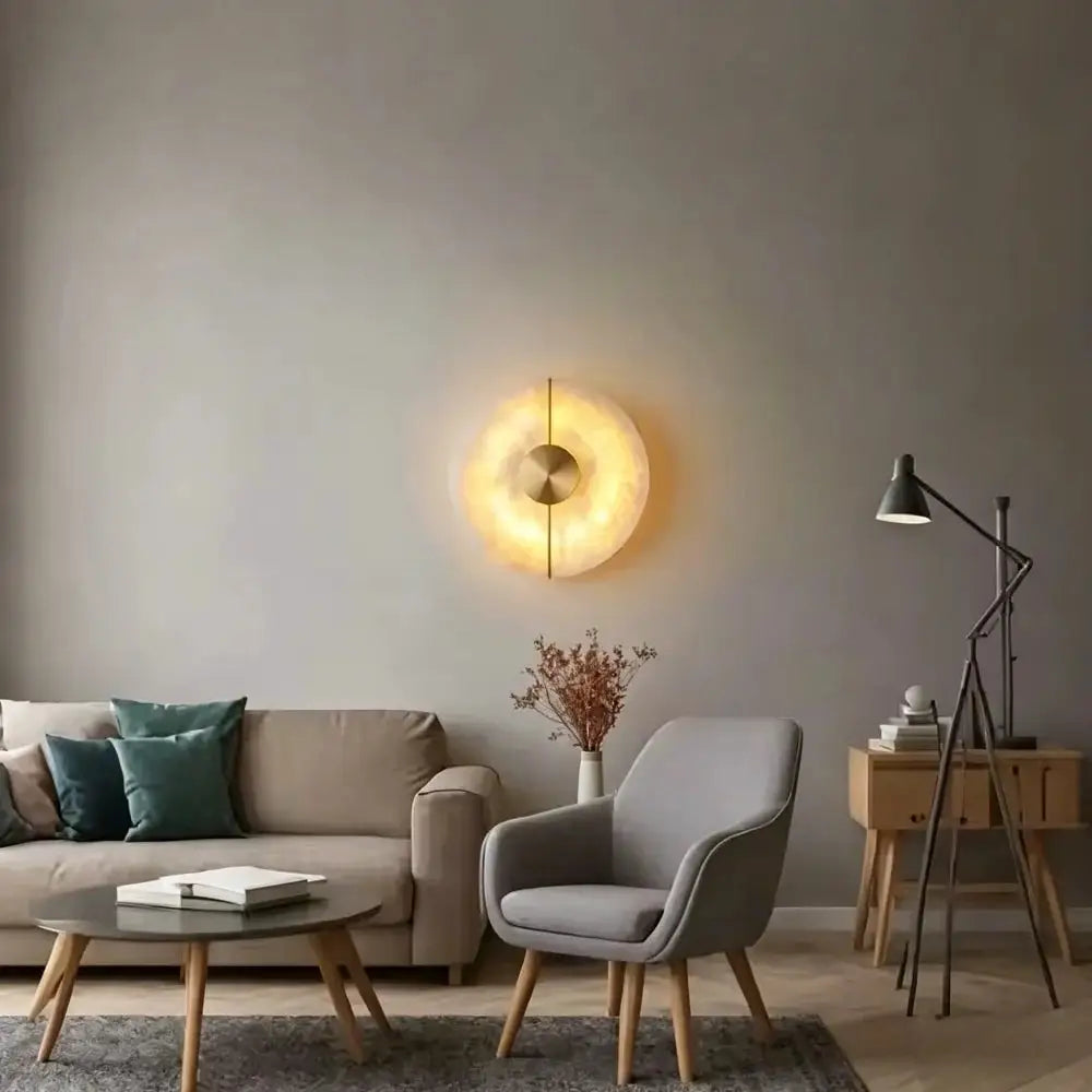 Modern Stone Wall Sconce For Home — product view 4