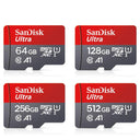 High-Speed SanDisk Ultra TF Card 128GB 256GB Options