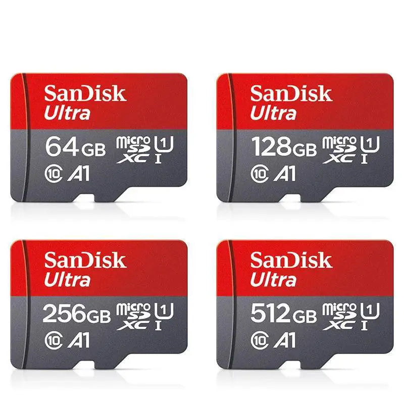 SanDisk Ultra MicroSD Card High Speed 128GB 256GB Options