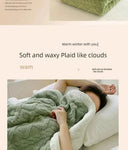 Sofa Blanket for Dorm Room Cozy Comfort