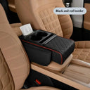 Car Armrest Pad - Raised Comfort And Cup Storage.