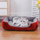 Soft Square Plush Pet Bed for Ultimate Comfort for Pets