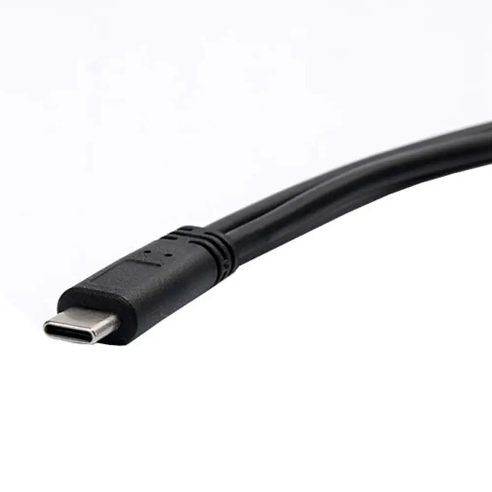 USB C Splitter Charge Cable USB Type C Male to Dual 2 USB Type C Female Splitter Y Charge Connector Cable Only for Charging Mac