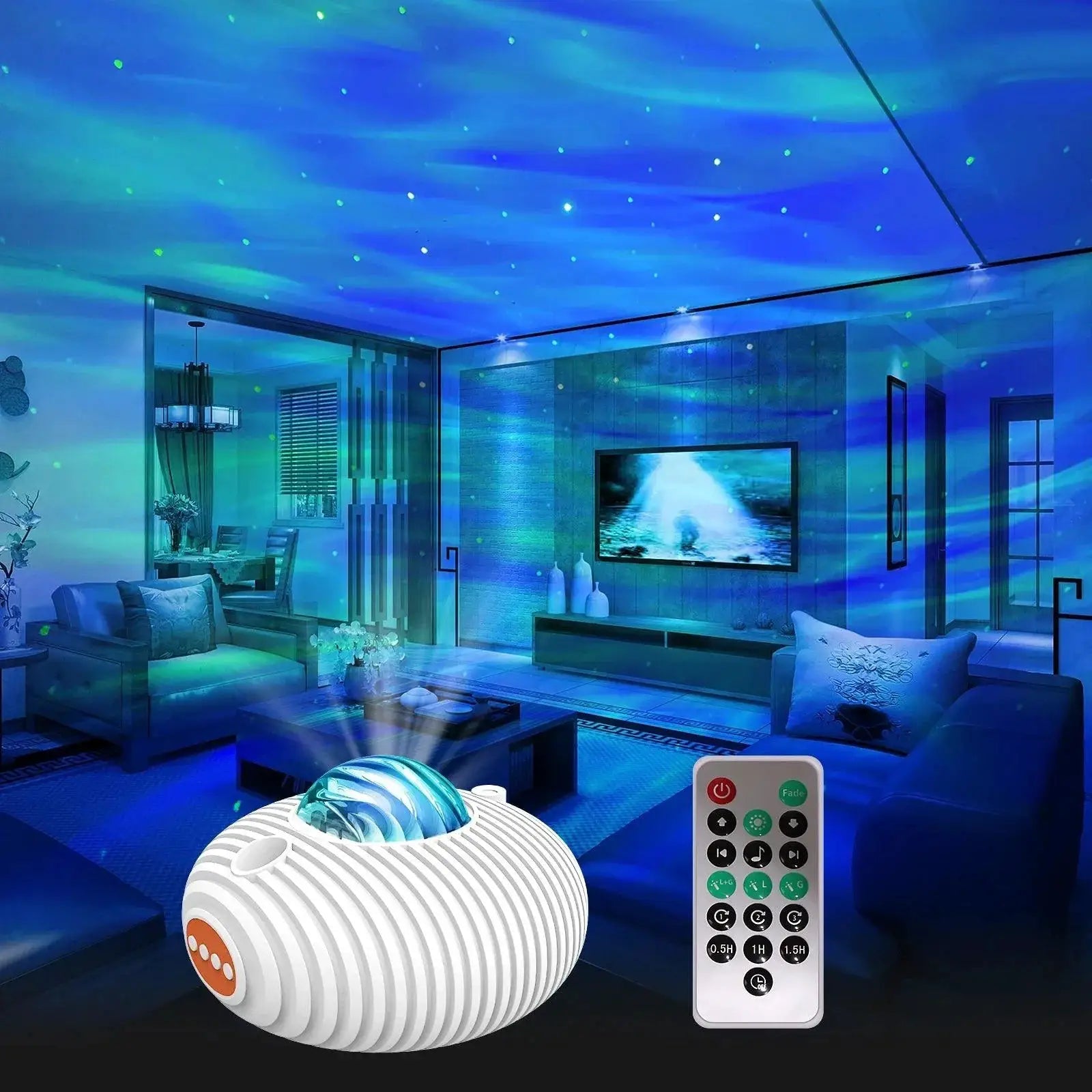 Galaxy Star Projector Night Light 14 Color Options Remote