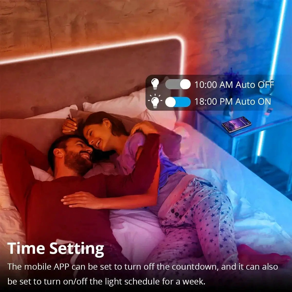 Tuya Neon Light Strip RGB LED Tape For Home Use Ambience