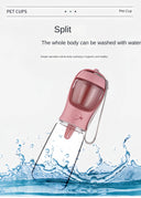 Dog Cat Portable Feeding and Watering Supplies Bottle