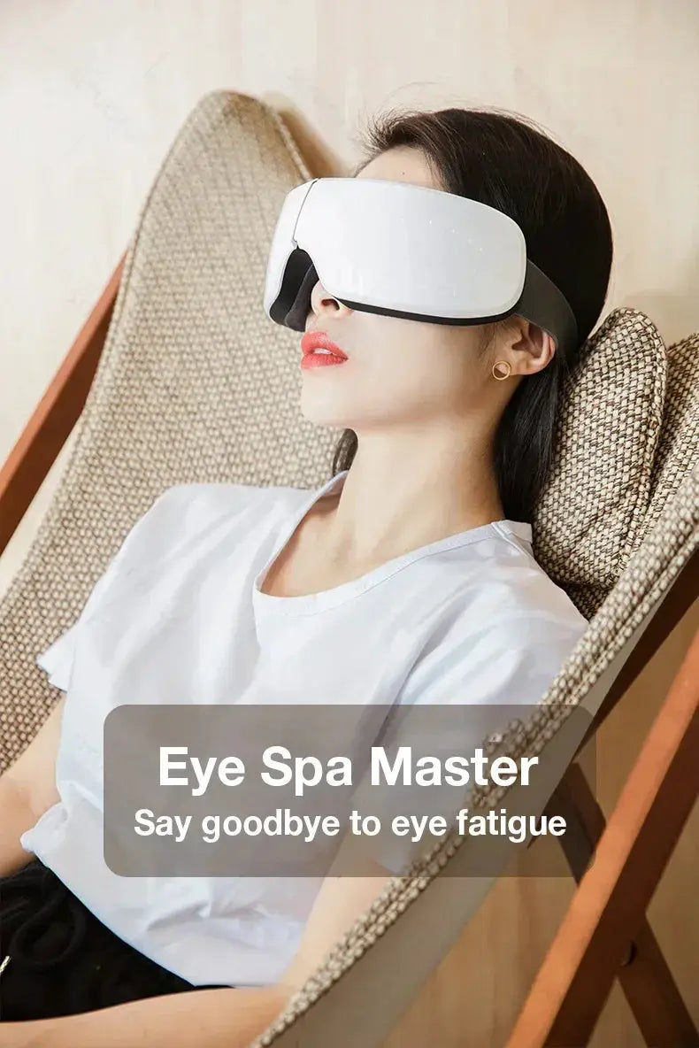MUKASI Eye Massager With Heat Vibration Bluetooth Music