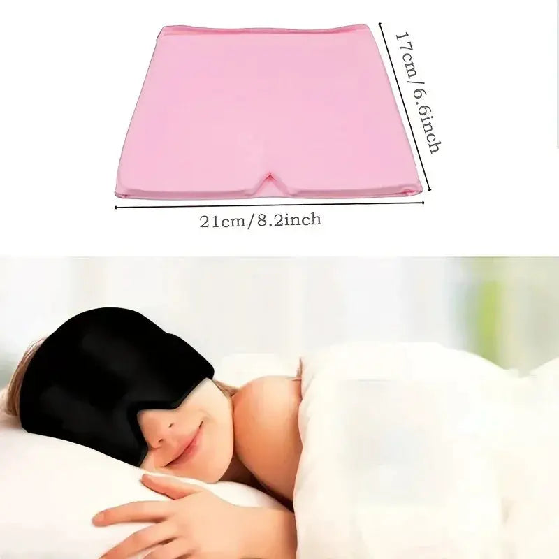 Ice Cap Gel Cold And Hot Eye Mask Black Pink Not Charged