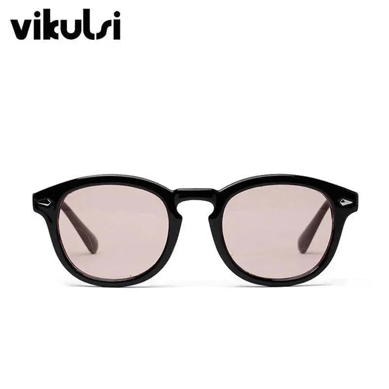Retro Round Johnny Depp Sunglasses for Men and Women