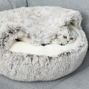 Cozy Plush Cat Bed Self-Warming Cat Nest for Dogs Cats