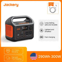 Jackery Portable Power Station Explorer 300New with 5M Extension Cord, Solar Generator for Outdoors Camping,Travel