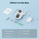 Smart Outdoor Security Camera With AI Dual Lens