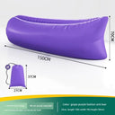 Inflatable Sofa Outdoor Camping Bean Bag Air Bed Portable