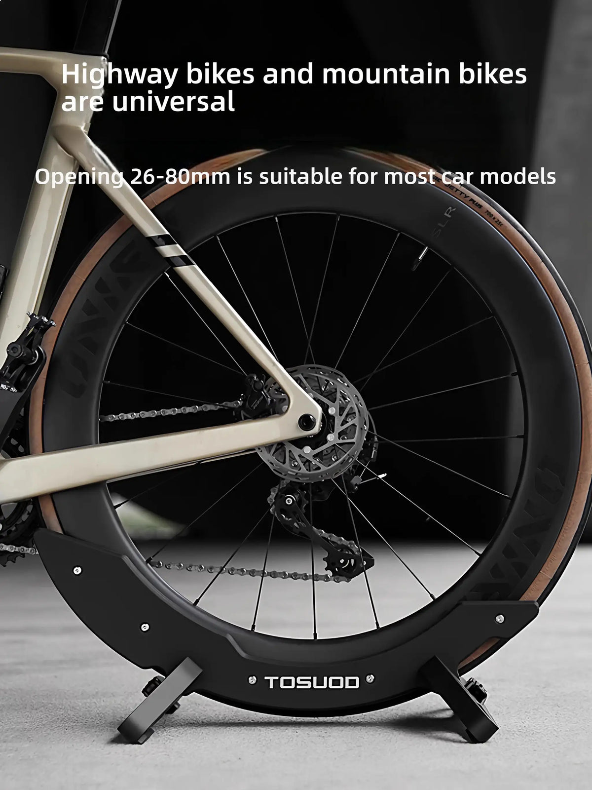 TOSUOD Adjustable Bike Stand for Indoor MTB Use