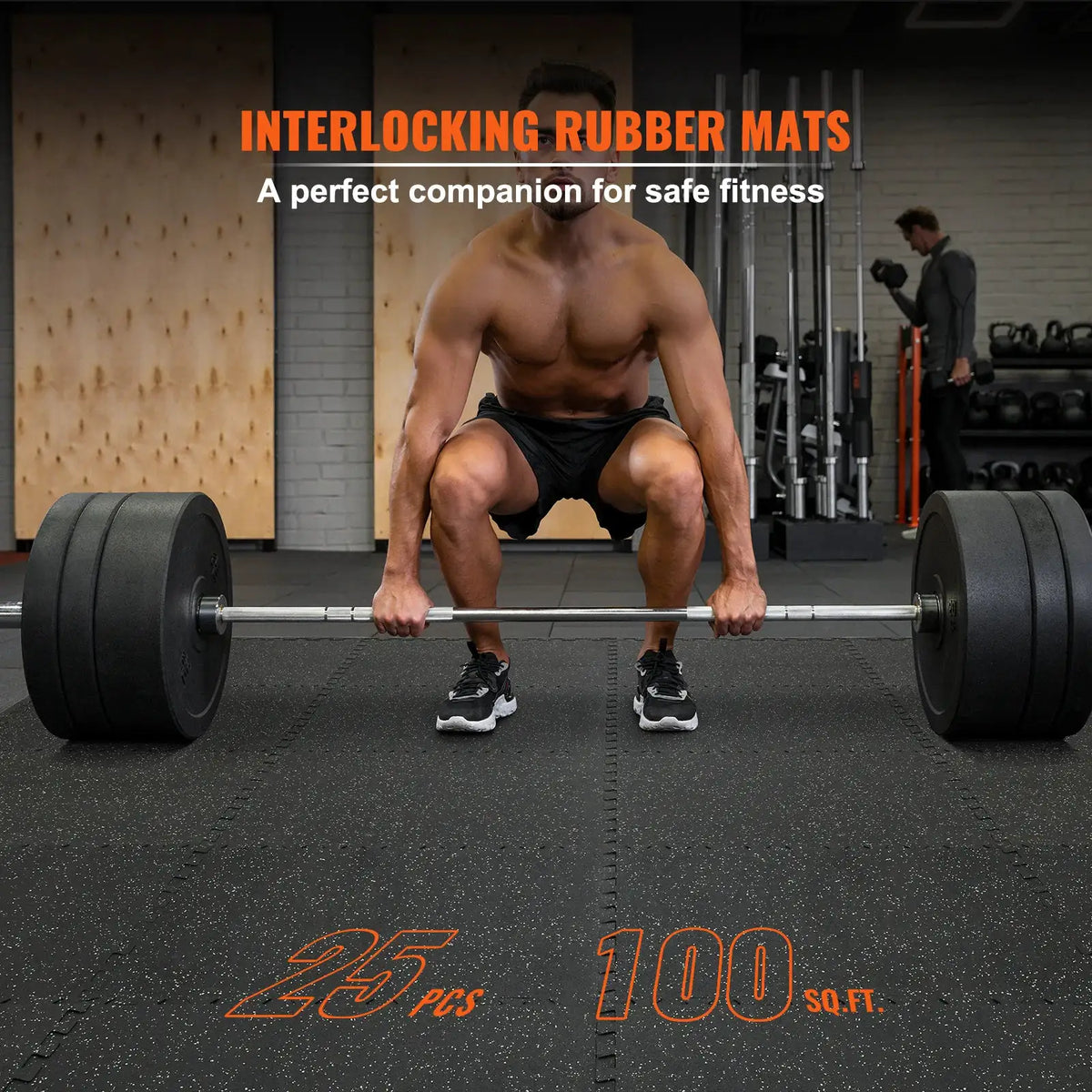 High Density Rubber Exercise Mats — product view 2