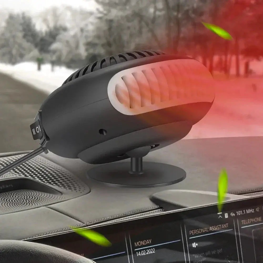 New Portable Car Heater 12V 24V Fan 2 In 1 Auto Defroster