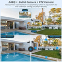 Outdoor Security Camera With AI Tracking For Homes