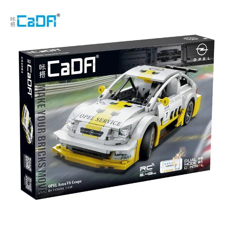 Opel Astra V8 Coupe Racing Car Building Blocks Set