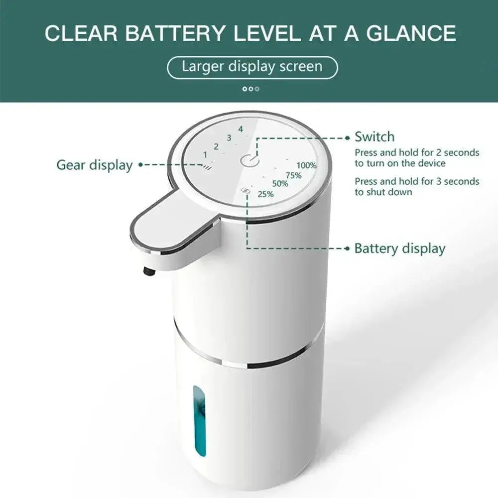 Foaming Soap Dispenser for Touchless Handwashing in Homes
