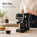 Semi Automatic Espresso Machine, Compact Espresso Maker
