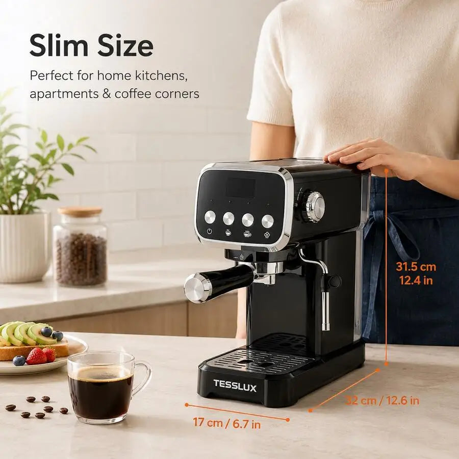 Semi Automatic Espresso Machine, Compact Espresso Maker — product view 3