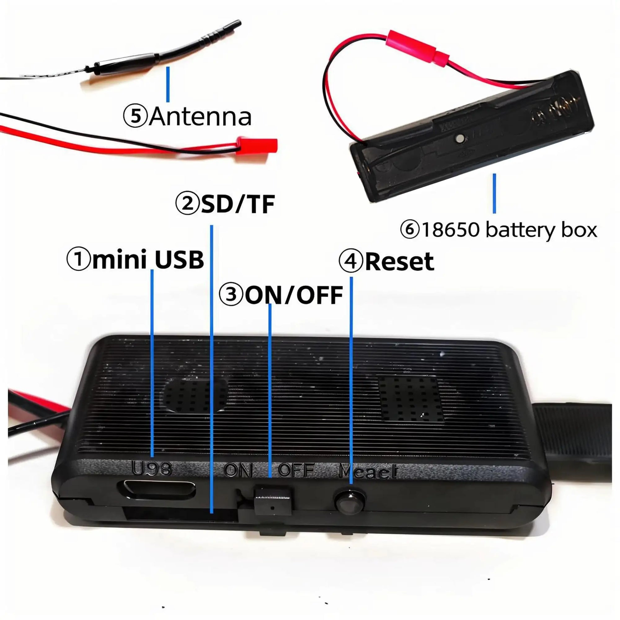 4KFHD, WIFI Miniature Camera, Supports APP Remote Viewing, Motion Detection, Loop Storage, Portable 1080P Small Camera