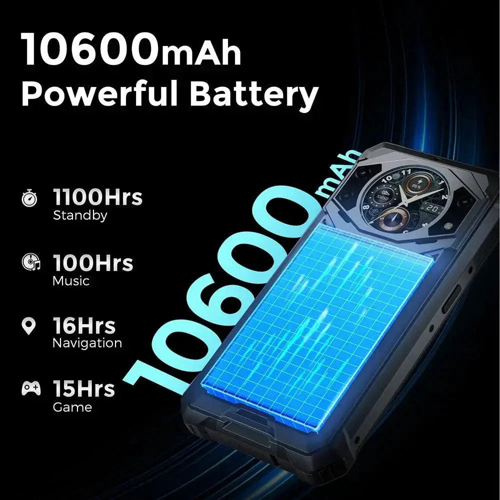 Fossibot F101Pro Rugged Smartphone 15GB RAM 128GB Storage