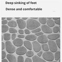 VIKAMA 40X60CM Coral Fleece Non-Slip Bathroom Floor Mat