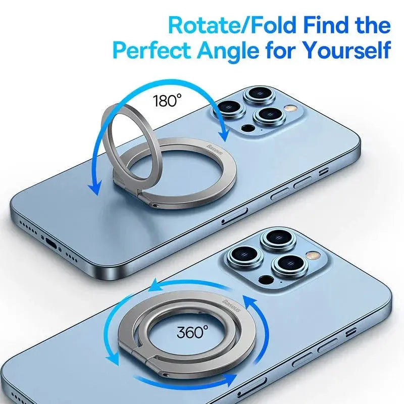 Baseus 360 Magnetic Phone Ring Holder Kickstand for iPhone