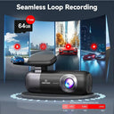 Safer Driving 4K Dash Cam for Night Use