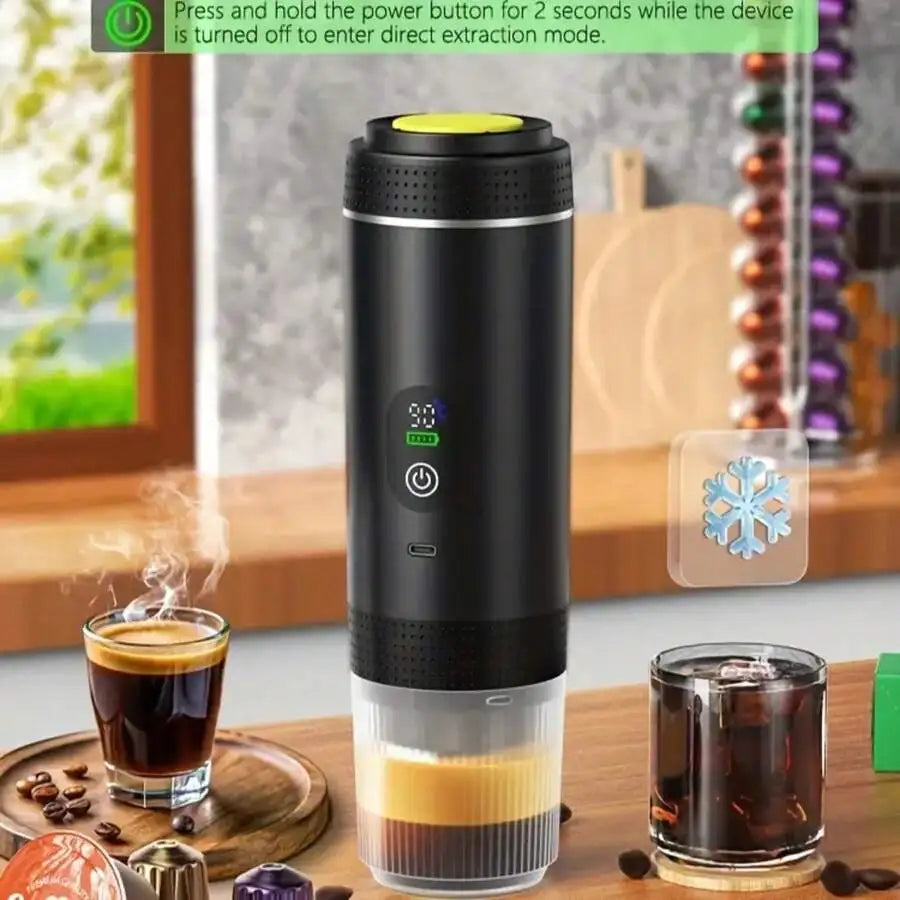 Portable Coffee Machine, Self Heating Italian Espresso Machine — product view 3