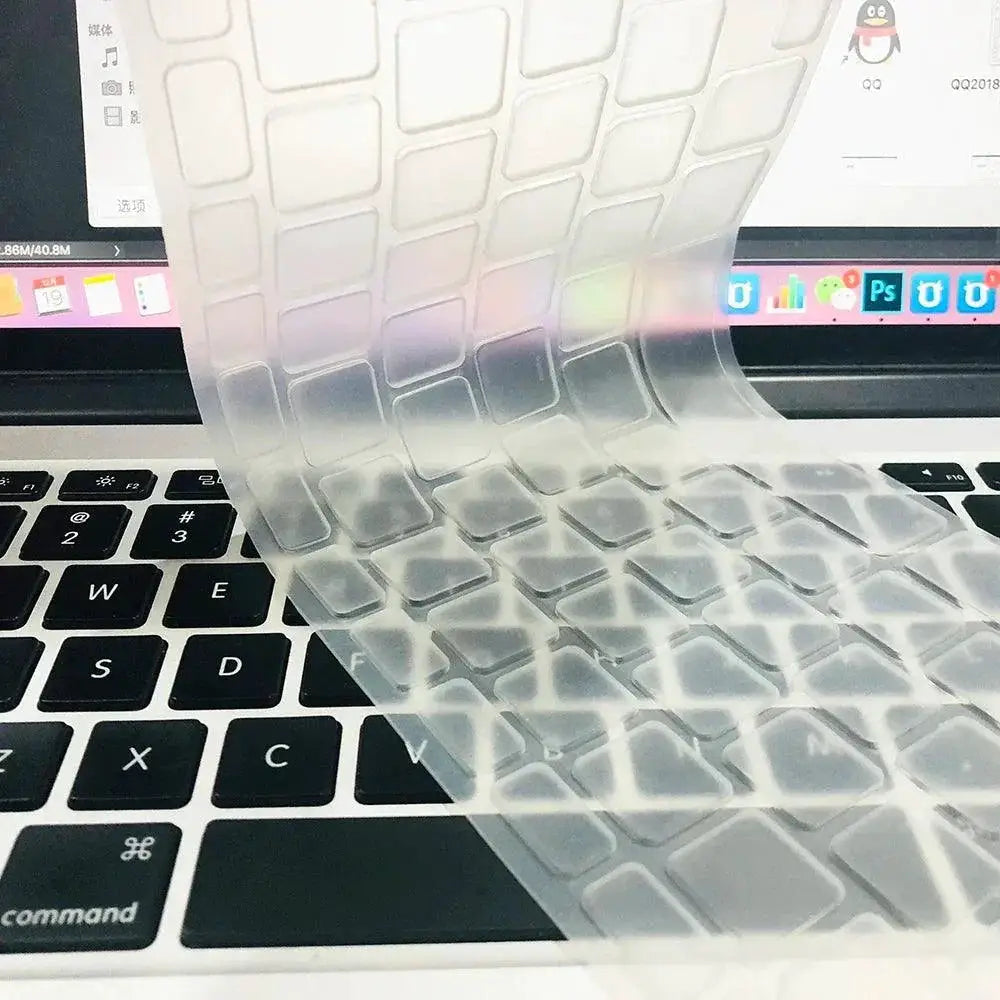 MacBook Silicone Keyboard Cover Transparent Protector 1 Year