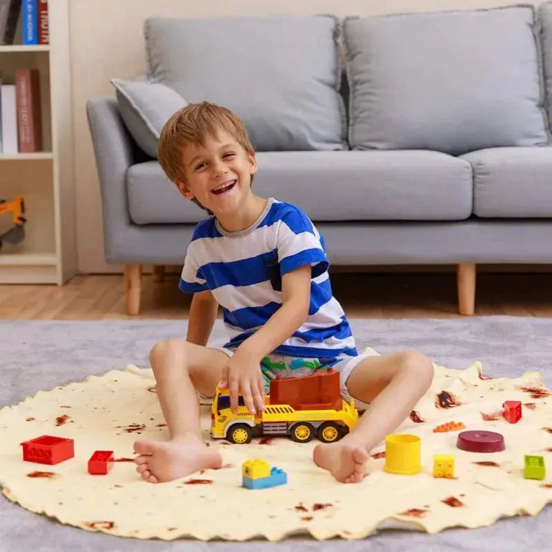 Ochine Tortilla Wrap Blanket Soft Round Throw Cozy Fun