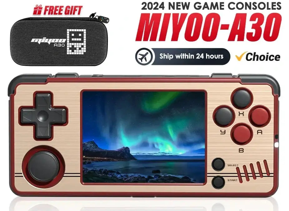 Miyoo A30 Handheld Game Console 2.8 IPS Screen Kids Gifts