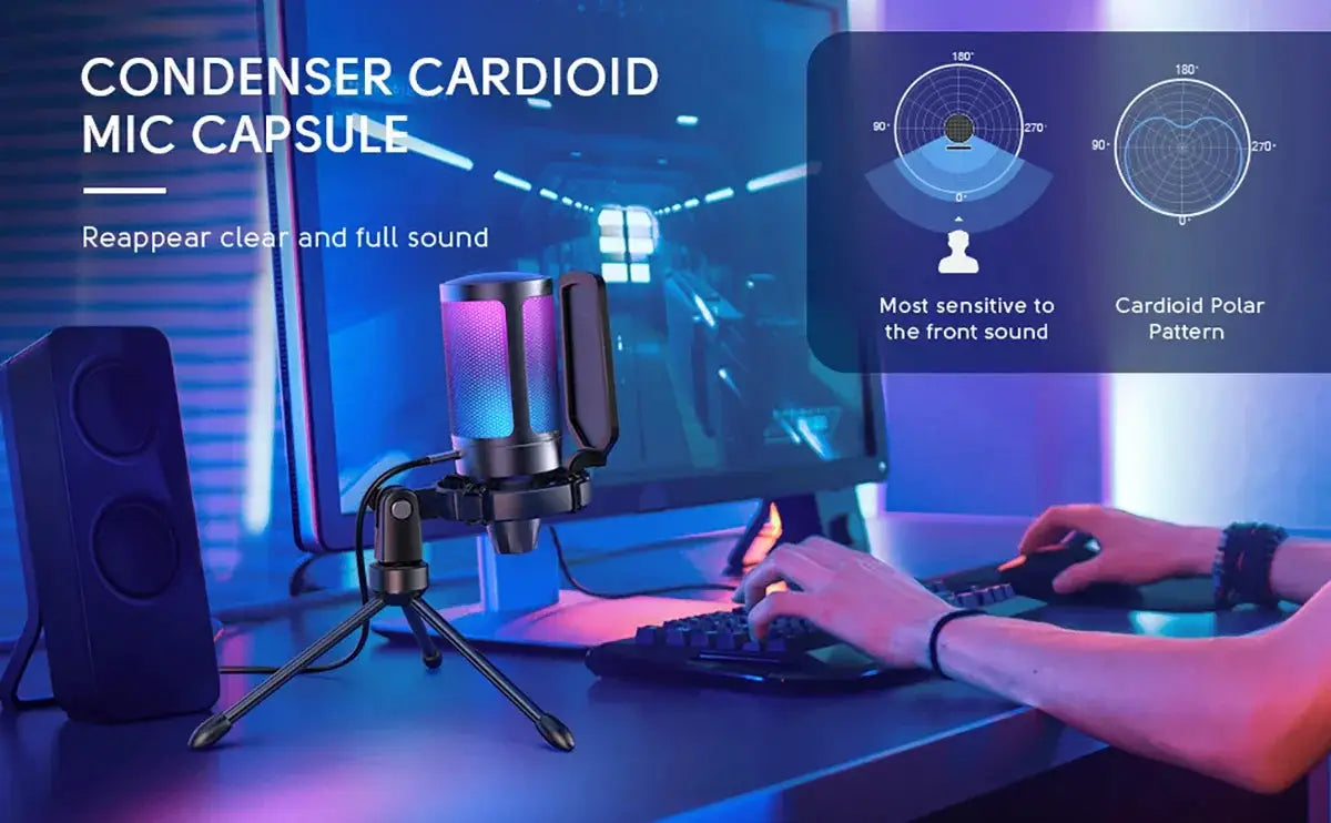 Clear Voice Usb Gaming Microphone - Pc — product view 14